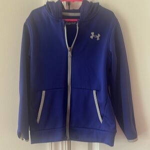 Under Armour Blue Sweatshirt with Full-Length Zipper